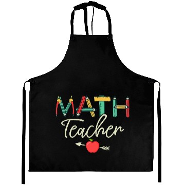 Discover Math Teacher Student School Education Aprons