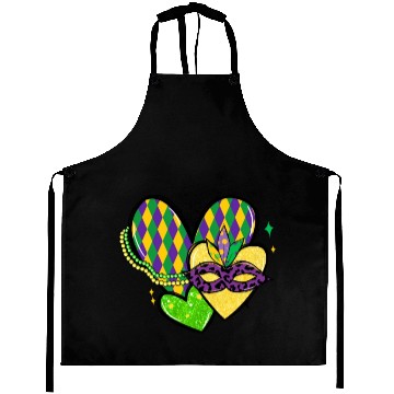 Discover New Orleans Kids Girls Love Mardi Gras Outfit Aprons
