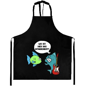 Discover Guitar German Black Humor Aprons