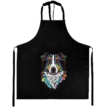 Discover Border Collie Fantasy Dog Aprons