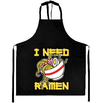Discover I Need Ramen Aprons