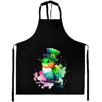 Discover St Patrick's Day Irish Hummingbird Saint Patrick Aprons
