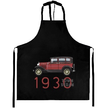Discover 1930 town Maroon Aprons