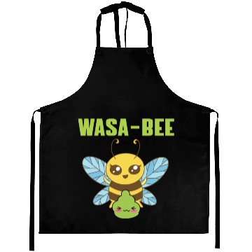 Discover Cute Wasabi Bee Pun Aprons