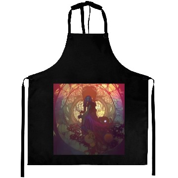Discover Psychedelic Clocktower Specter Aprons