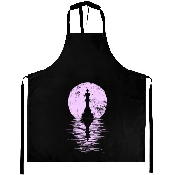 Discover Chess Club Game Horse chess piece men + women Aprons
