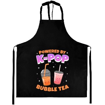 Discover Powered By K-pop Bubble Tea Aprons