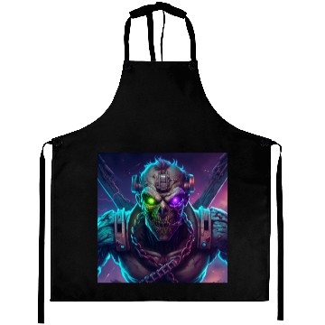 Discover ZOMBIE IRON MAIDEN (Version 10) Aprons