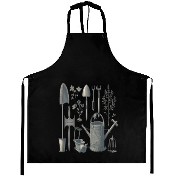 Discover Florist Gardener Dad Grayscale Gardening Tools Aprons