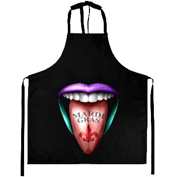 Discover Out Stretched Tongue For Mardi Gras Aprons