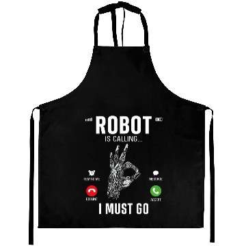 Discover Robot Robotics Engineer Phone Aprons