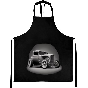 Discover Street Rod Aesthetic Style Vintage Car Hot Rod Aprons