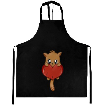 Discover cat with Heart Aprons