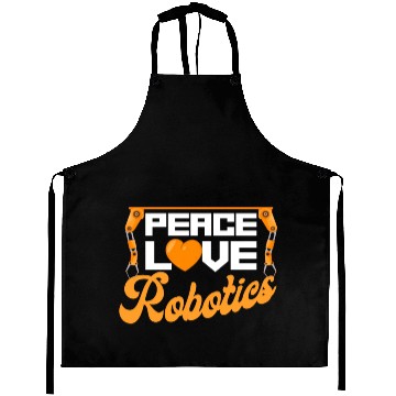 Discover Robot Robotics Engineer Female Aprons