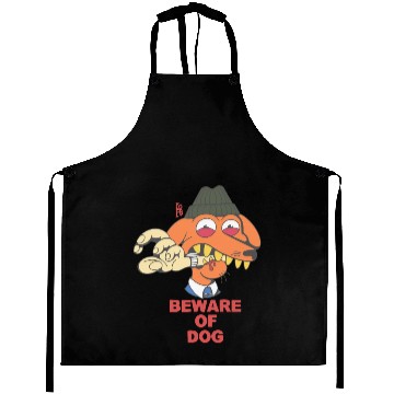 Discover BEWARE OF DOG Aprons
