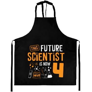 Discover This Future Scientist Is Now 4 Happy Birthday Aprons