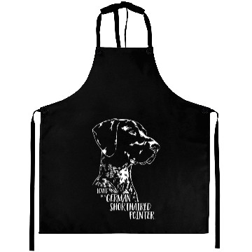 Discover Loved by a German Shorthaired Pointer dog mom Aprons