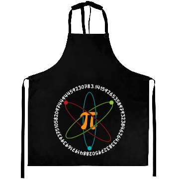 Discover Pi Orbit Nucleus Math Holiday Mathematics Pi Day Aprons
