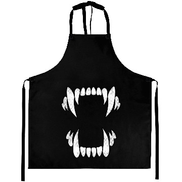 Discover Scary Wolf Fangs Aprons