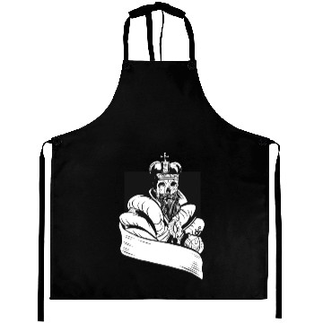 Discover Bearded skull-face king Bearded skull-face king qu Aprons