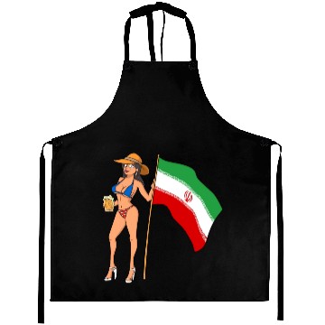 Discover Hot Fan Girl Iran Aprons