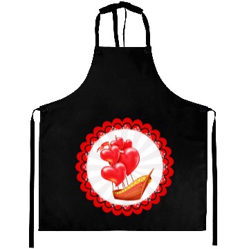 Discover Scarlet Sails. Happy Valentine's Day. Aprons