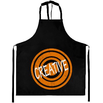 Discover Creative White Word Aprons