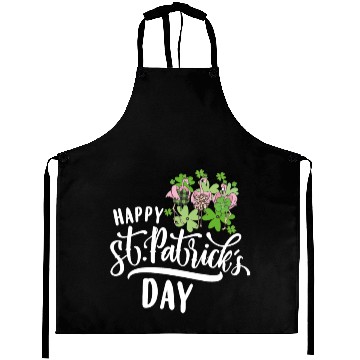 Discover Happy St Patricks Day Irish Flamingo Aprons