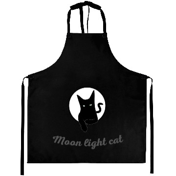 Discover Moon light cat Aprons
