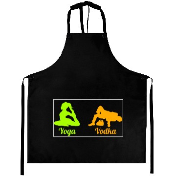 Discover Difference Between Yoga And Vodka St Patricks Day Aprons