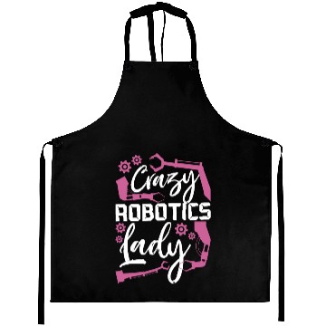 Discover Robot Robotics Engineer Female Aprons