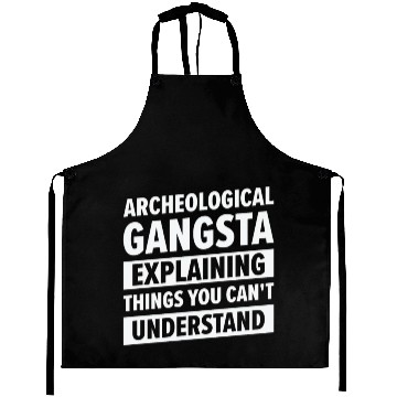 Discover Archeology Gangsta Human History Science Artifacts Aprons