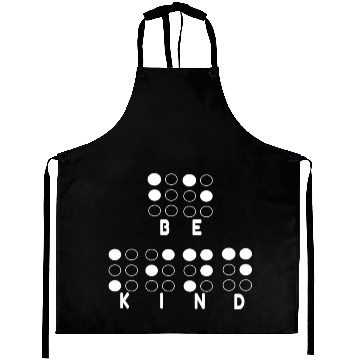 Discover Kind Kindness Braille Alphabet Braille Language Aprons