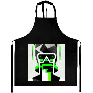 Discover Cyberpunk Inspired Green Theme KeyLead Aprons