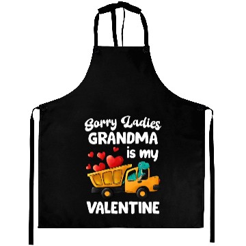 Discover Grandma Is My Valentine Trex Dino Dump Truck Boys Aprons