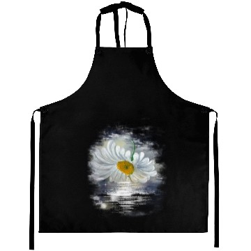 Discover Hand-painted Beautiful Daisy Flower Aprons