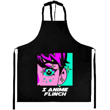 Discover I Anime Flinch Funny Japanese Humor Japan Kawaii A Aprons