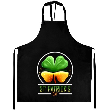 Discover Four Leaf Clover For St Patricks Day Aprons