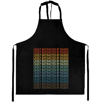 Discover Easily Distracted By Radios Ham Radio Aprons