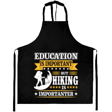 Discover Hiking Is Importuner Funny Aprons