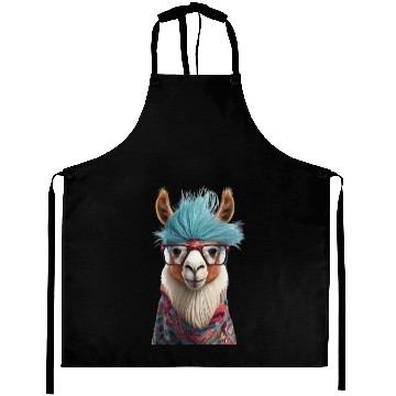 Discover Lama with Attitude Aprons