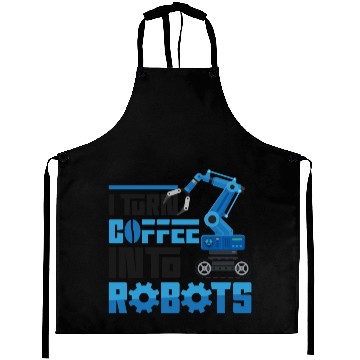 Discover Robot Robotics Engineer Coffee I Aprons