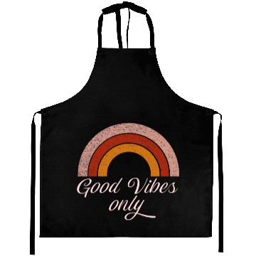 Discover Good V ONLY Orange Rainbow Aprons