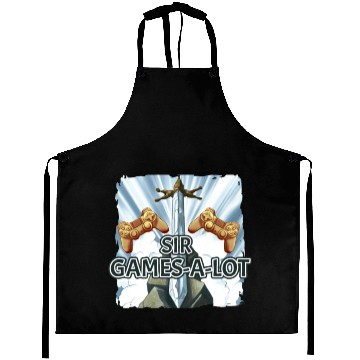 Discover Gamesalot Gamer Controller Gaming Camelot Sword Aprons
