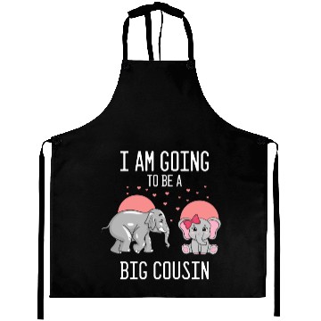 Discover Humorous I'm Going To A Big Cousin Baby Aprons