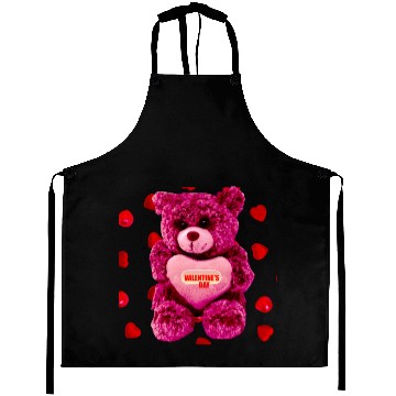 Discover Lovely Valentine's Day Teddy Bear Aprons