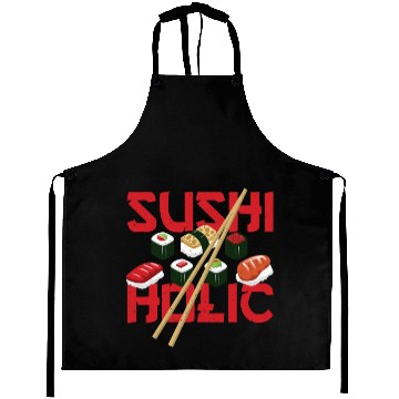 Discover Sushiholic Sushi Rolls Rice and Fish Aprons