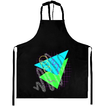 Discover 90's Neon Shapes Aprons