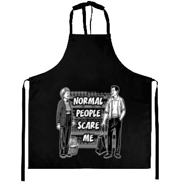 Discover Normal people scare me Aprons
