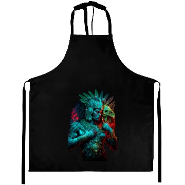Discover Huitzilopochtli, Aztec Supreme God of War (01/12) Aprons